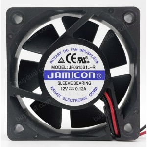 JAMICON JF0615S1L-R 12V 0.12A 2 wires Cooling Fan
