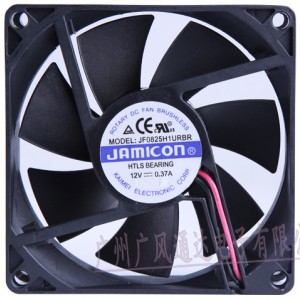JAMICON JF0825H1URBR 12V 0.37A 2wires Cooling Fan
