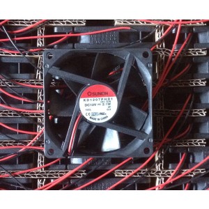 SUNON KD1207PHB1 12V 2.9W 2wires Cooling Fan