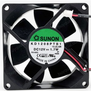 SUNON PMD1208PTV1-A.GN 12V 0.13A 1.6W 2wires cooling fan