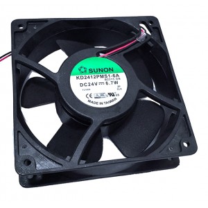 Sunon KD2412PMS1-6A 24V 6.7W 2wires Cooling Fan