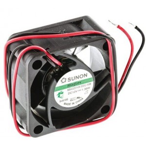 SUNON MB40201VX-000U-A99 12V 1.38W 2 wires Cooling Fan - New