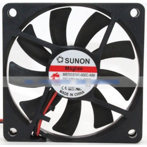 SUNON MB70101V1-000C-A99 12V 1.66W 2wires Cooling Fan