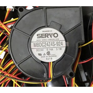 SERVO MBDC24Z4S-924 24V 0.14A 3.1W 3wires Cooling Fan