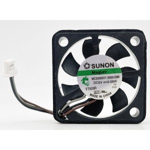 SUNON MC30060V1-0000-G99 5V 0.56W 3wires Cooling Fan 