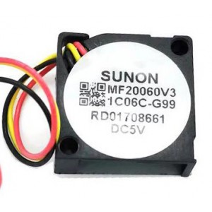 SUNON MF20060V3-1C06C-G99 5V 3wires Cooling Fan