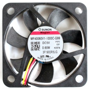 SUNON MF40060V1-1000C-G99 MF40060V1-I000C-G99 5V 0.65W 3wires Cooling Fan