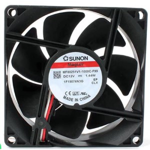 SUNON MF80251V1-1000C-F99 12V 1.44W 3wires Cooling Fan 