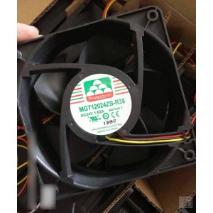 MAGIC MGT12024ZB-R38 24V 1.62A 3wires Cooling Fan
