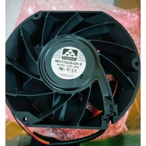 Protechnic MGT1724UB-O51 MGT1724UB-051 24V 3.8A 3wires Cooling Fan 