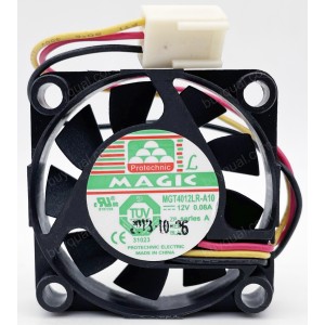 Magic MGT4012MR-A10 MGT4012LR-A10 12V 0.09A 3wires Cooling Fan