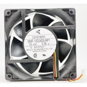 MitsubisHi MMF-12D24DS-RP1 CA1619H01 24V 0.36A 3wires Cooling Fan