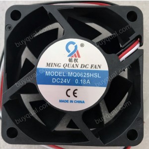 MIN QUAN MQ0625HSL 24V 0.18A 3 wires Cooling Fan
