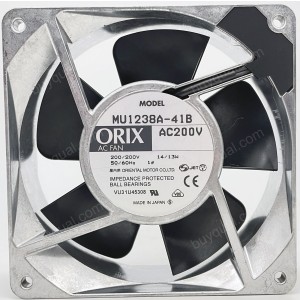 ORIX MU1238A-41B MU1238A-41BN 200V 14W 13W Cooling Fan