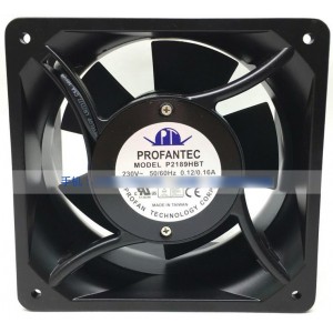 PROFANTEC P2189HBT 230V 0.12/0.16A 2wires Cooling Fan