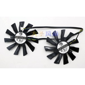 POWER LOGIC PLD10010B12HH 12V 0.40A 4wires Cooling Fan