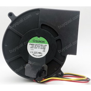 SUNON PMB1297PYB1-AY 12V 8.6W 3wires Cooling Fan