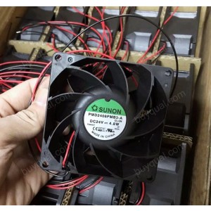Sunon PMD2408PMB3-A 24V 4.8W 2wires Cooling Fan 
