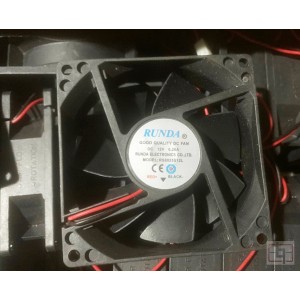RUNDA RS8025S12L 12V 0.20A 2wires Cooling Fan