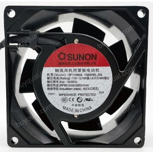 SUNON SF11580A 1083HBL.GN 1083HSL.GN 115V 0.15/0.13A 2wires Cooling Fan