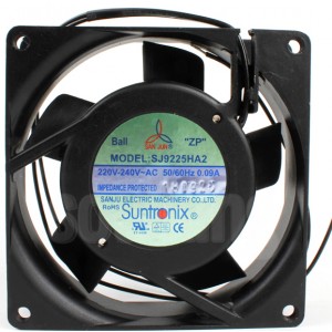 SANJU SJ9225HA2 220/240V 0.09A 2wires Cooling Fan