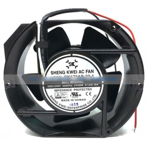 SHENGKWEI SK172AP-22-1 200/240V 0.12/0.16A 24/28W Cooling Fan