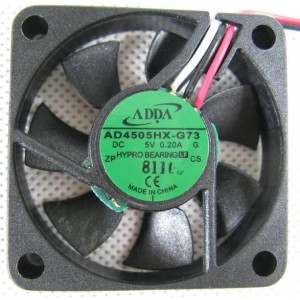 ADDA AD4505HX-G73 5V 0.2A 3wires Hypro Cooling Fan
