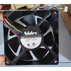 Nidec T92C24MS2A7-57A191 24V 0.54A 4wires Cooling Fan 