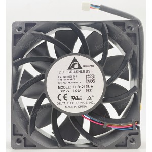 DELTA THB1212B-A 12V 3.00A 4wires Cooling Fan - Orignal New