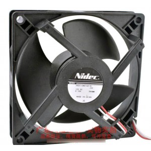 NIDEC U92C12MS1A3-51 12V 0.16A 2wires Cooling Fan