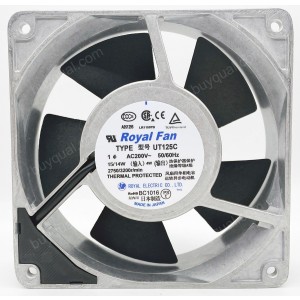 Royal UT125C UT125C9 200V 15/14W Cooling Fan