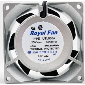 ROYAL TYPE UTL806A 220V 7/6W Cooling Fan