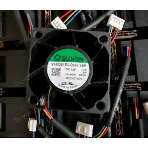 SUNON VF40281BX-Q90U-SBH 12V 18W 4wires Cooling Fan