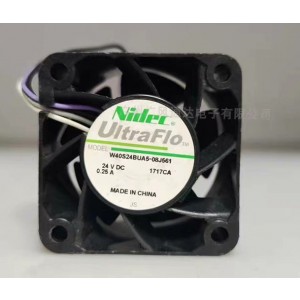 NIDEC W40S24BUA5-08J561 24V 0.25A 4wires Cooling Fan